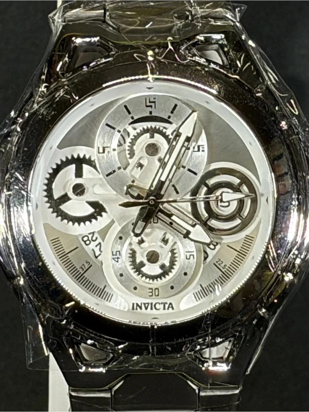 Invicta S1 Rally Men’s Watch 44mm Silver 79011 – Brand New